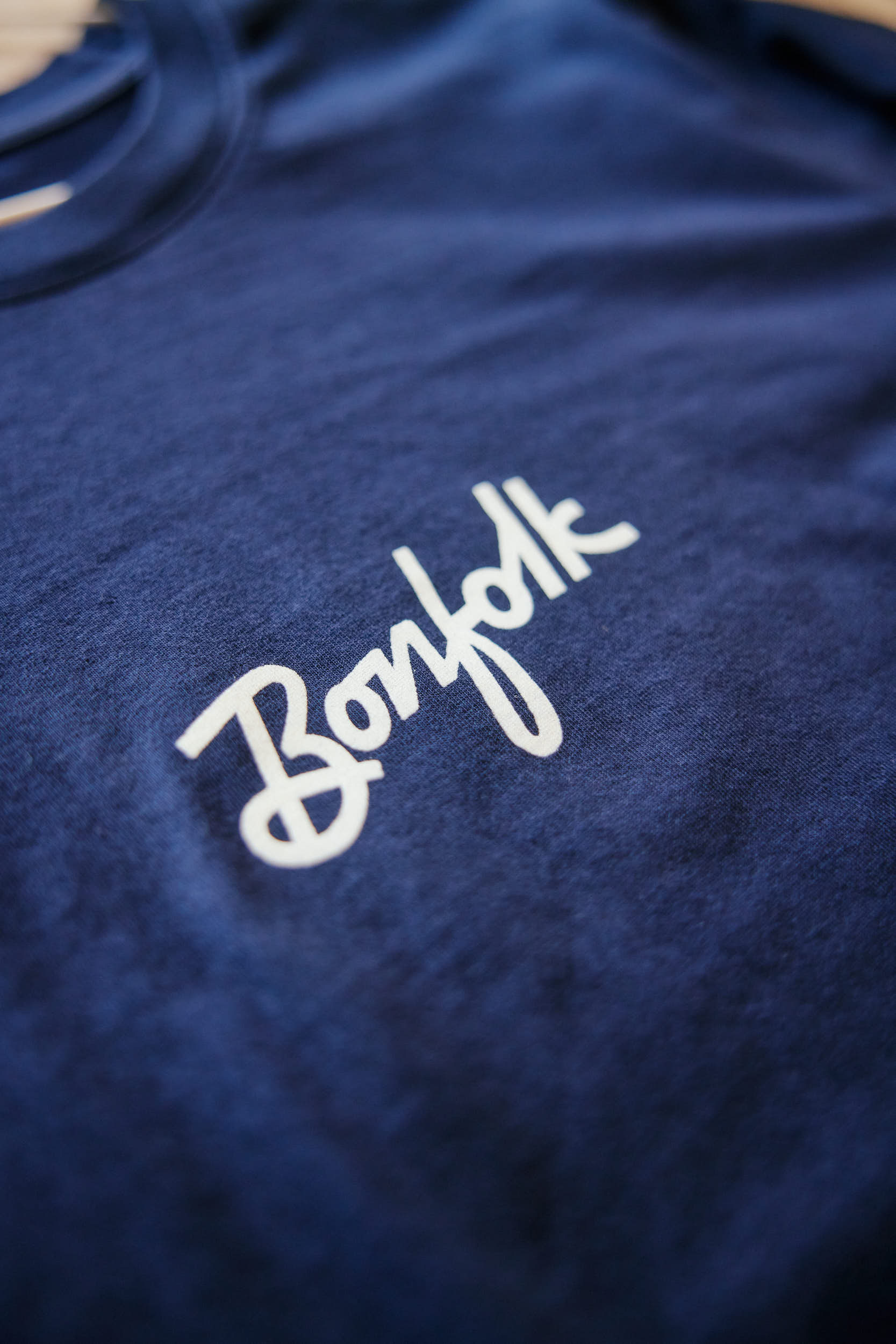 Bonfolk Logo Tee Navy