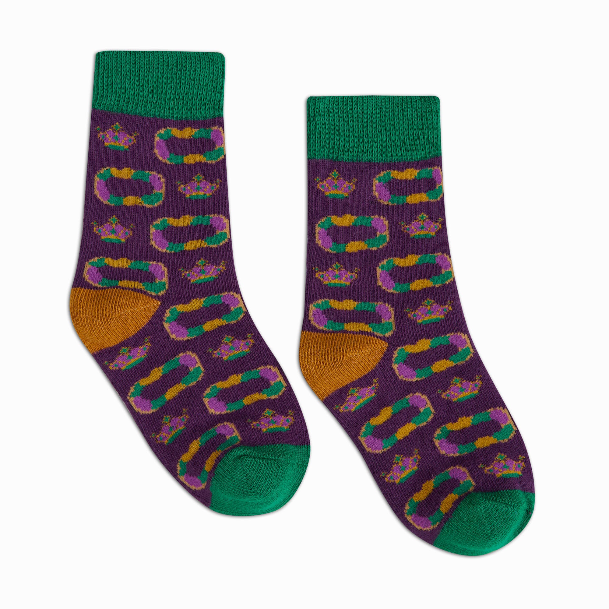 King Cake Kids Socks