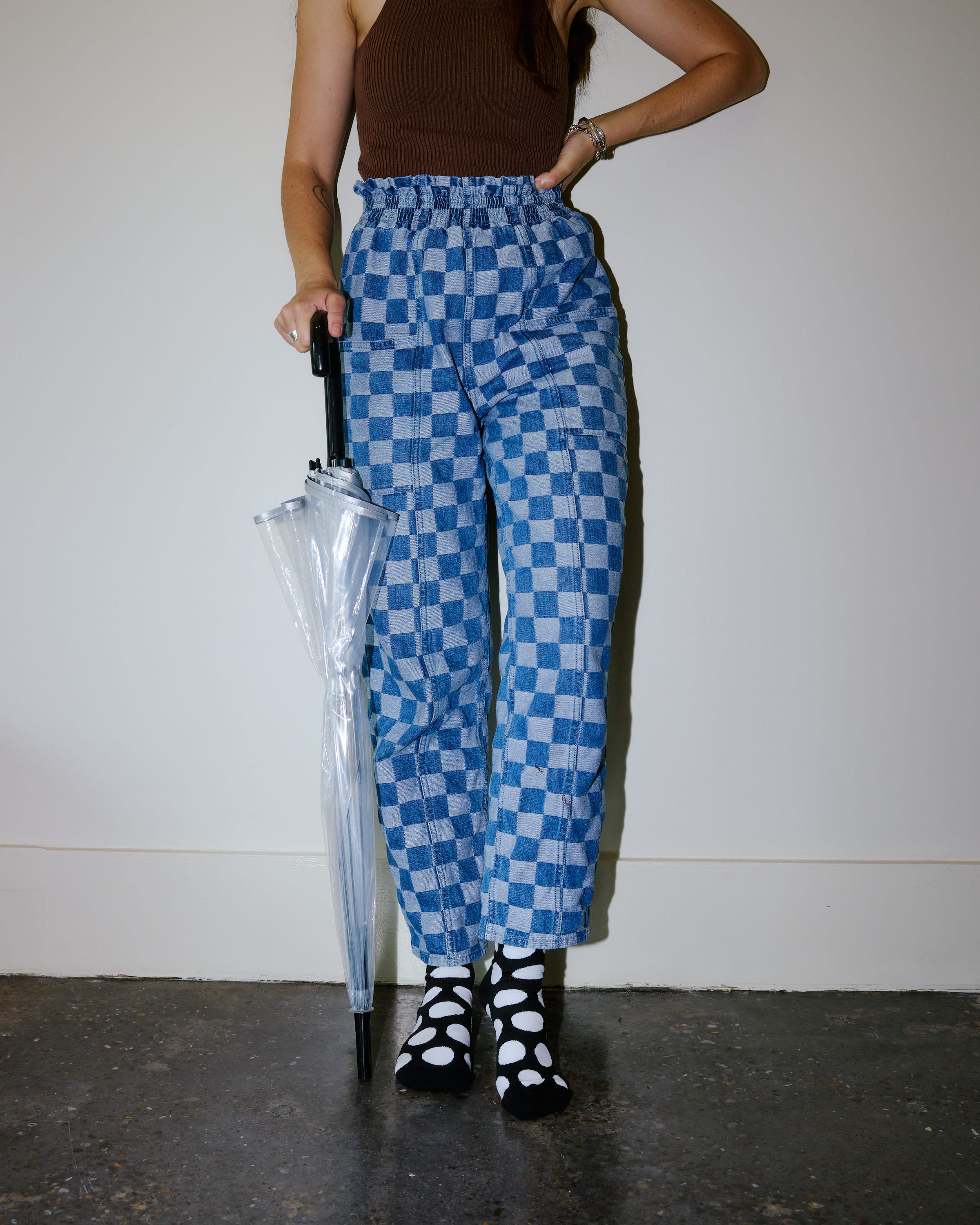 Polka Dots Black White