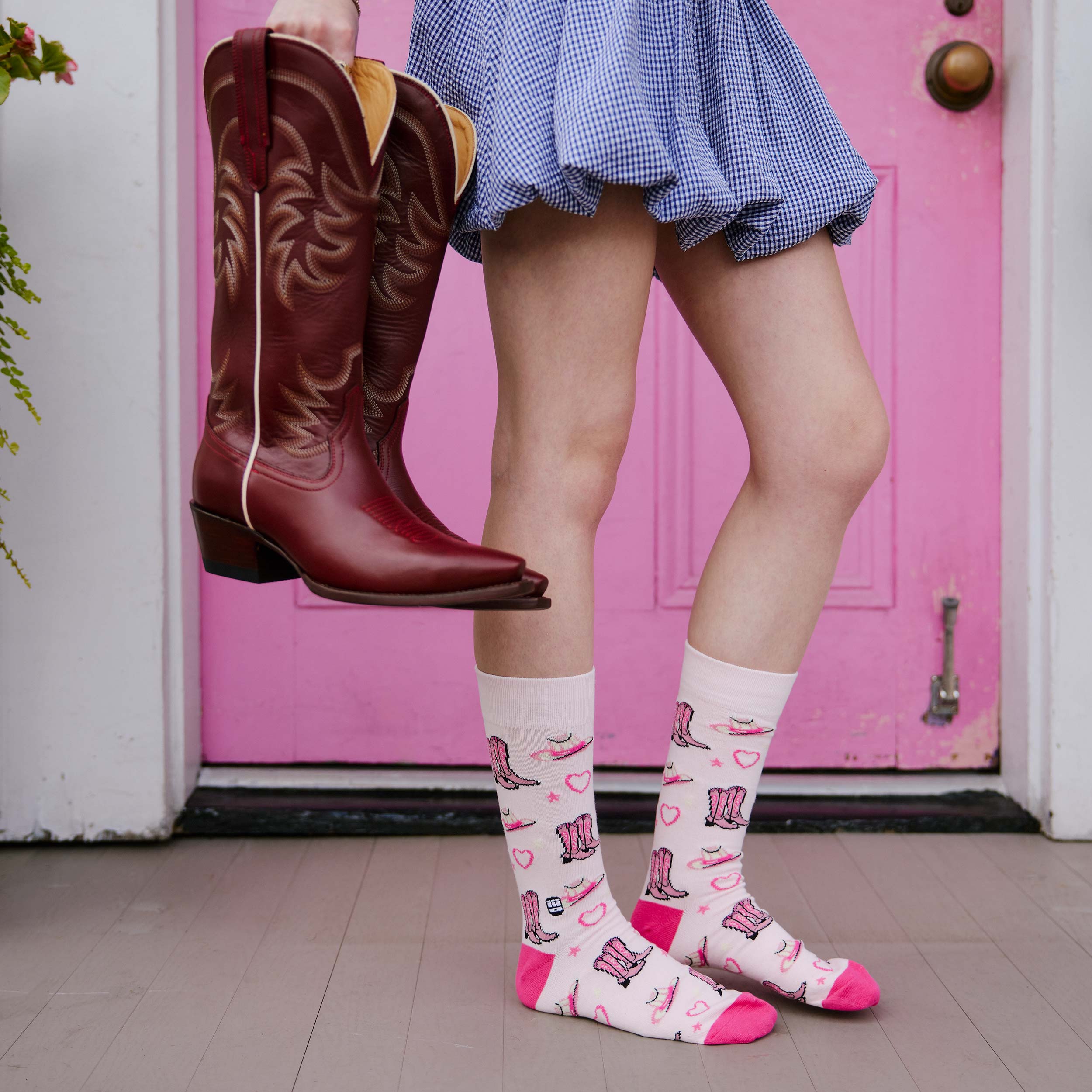 Rhinestone Cowgirl Socks
