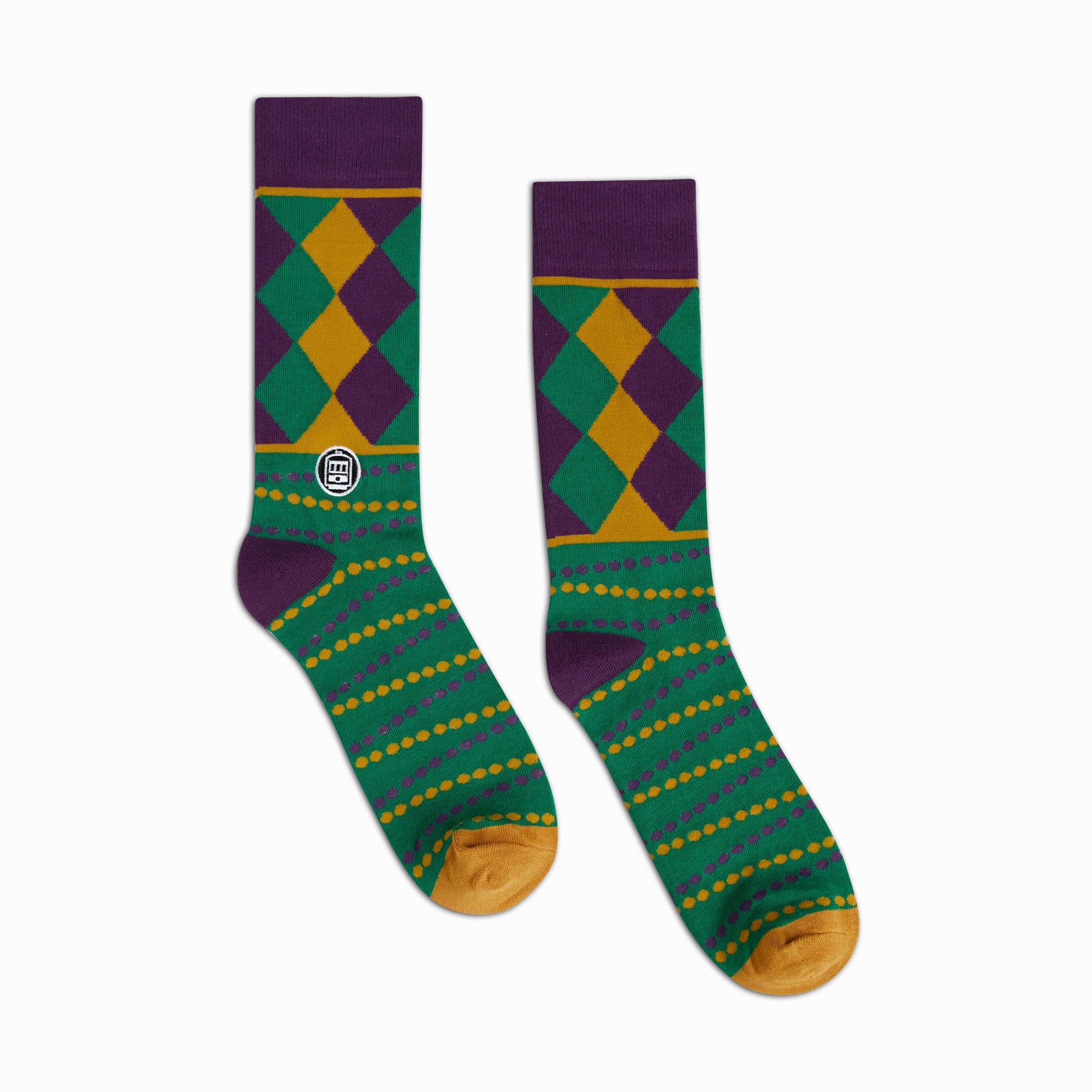 Bonfolk Mardi Gras Socks
