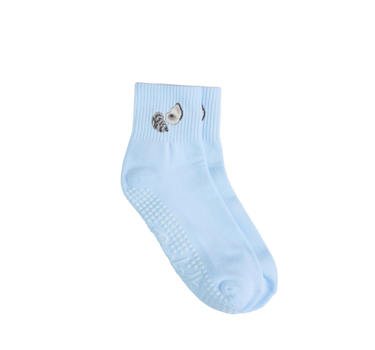 Oyster Quarter Grip Socks