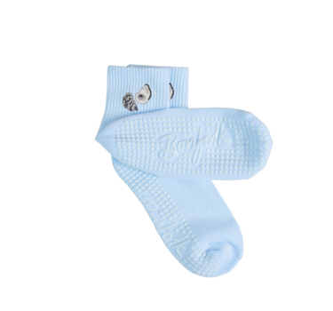 Oyster Quarter Grip Socks