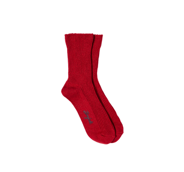 Ribbed Metallic Mid Crew Socks