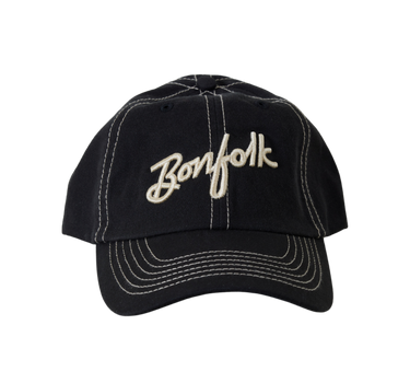Black Stitch Logo Hat