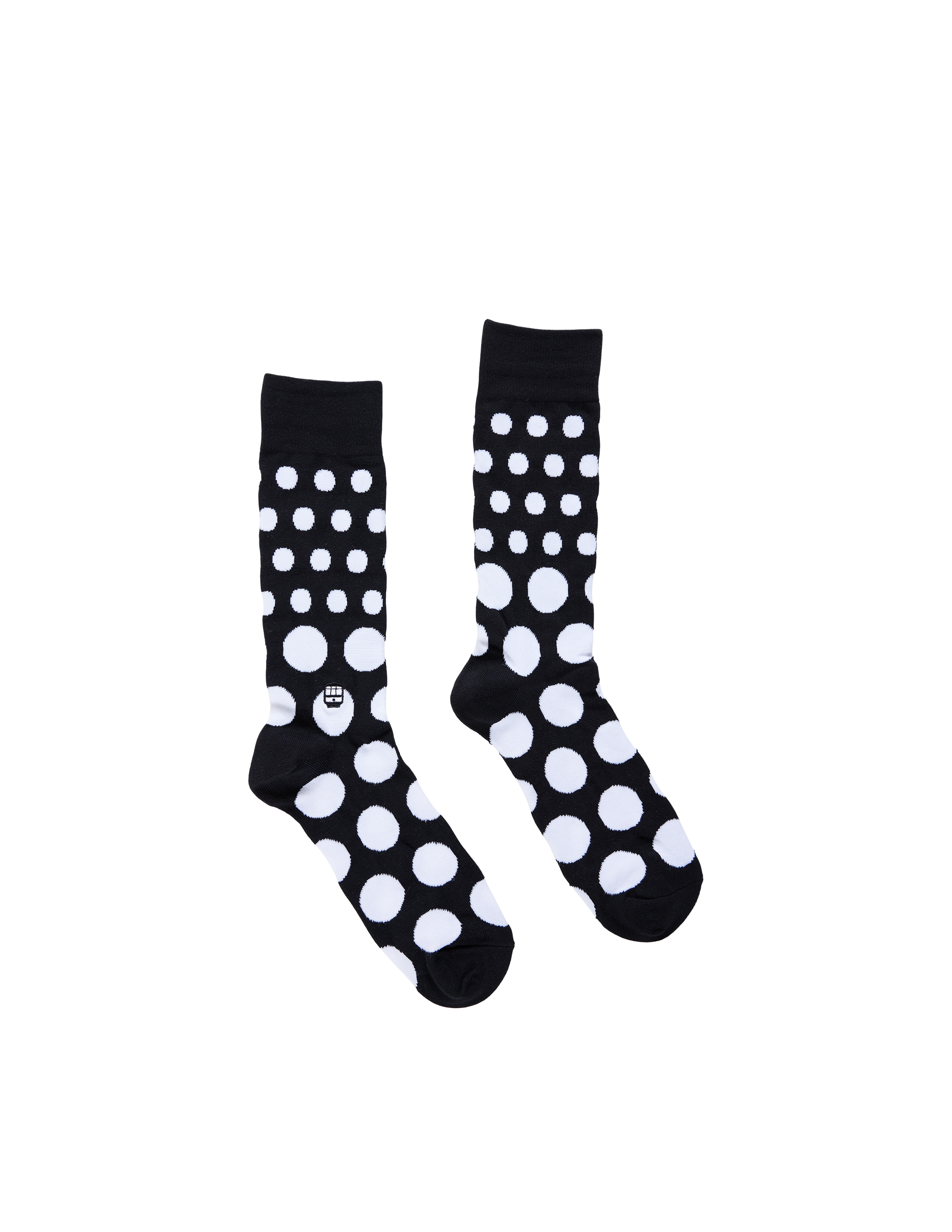 Polka Dots Black White