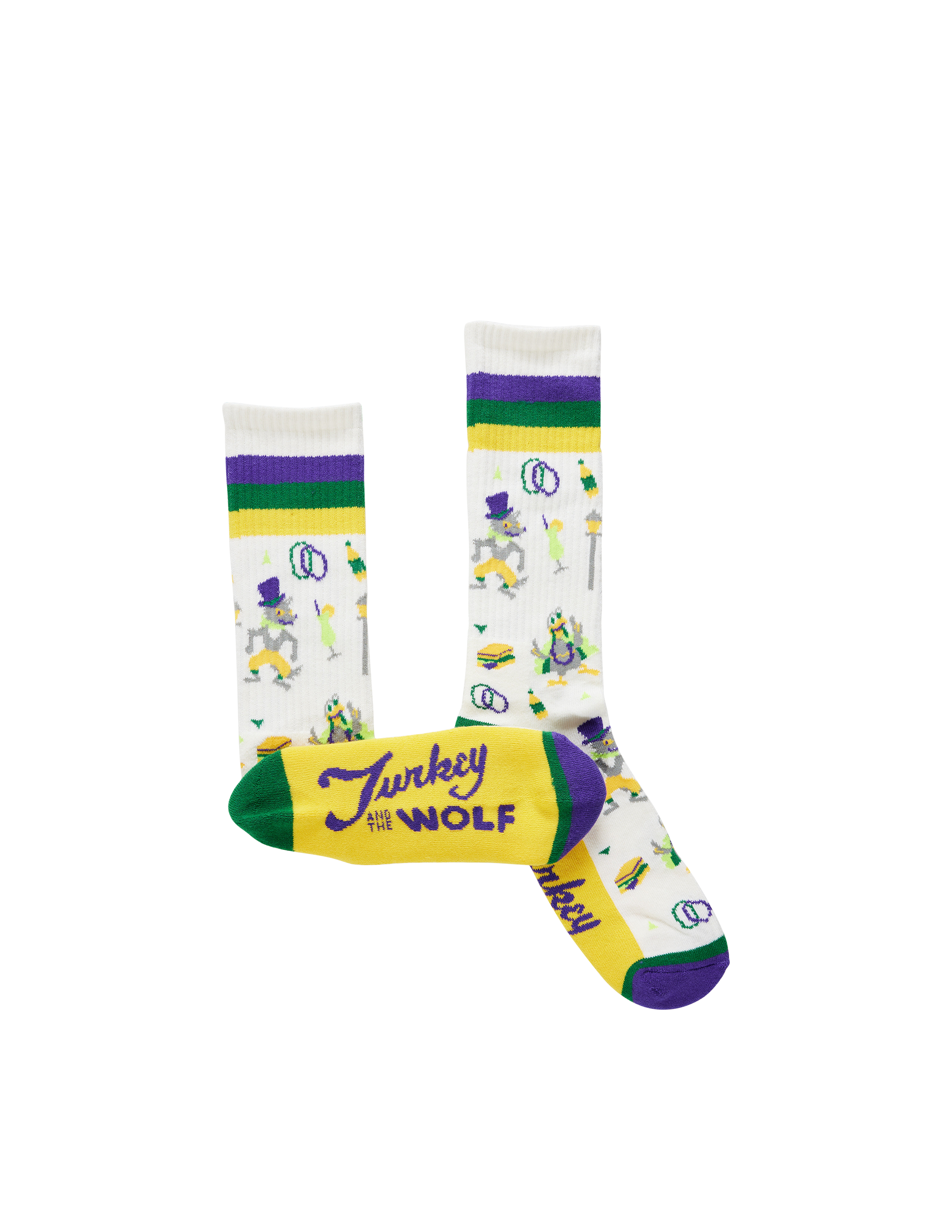 Turkey and the Wolf Socks