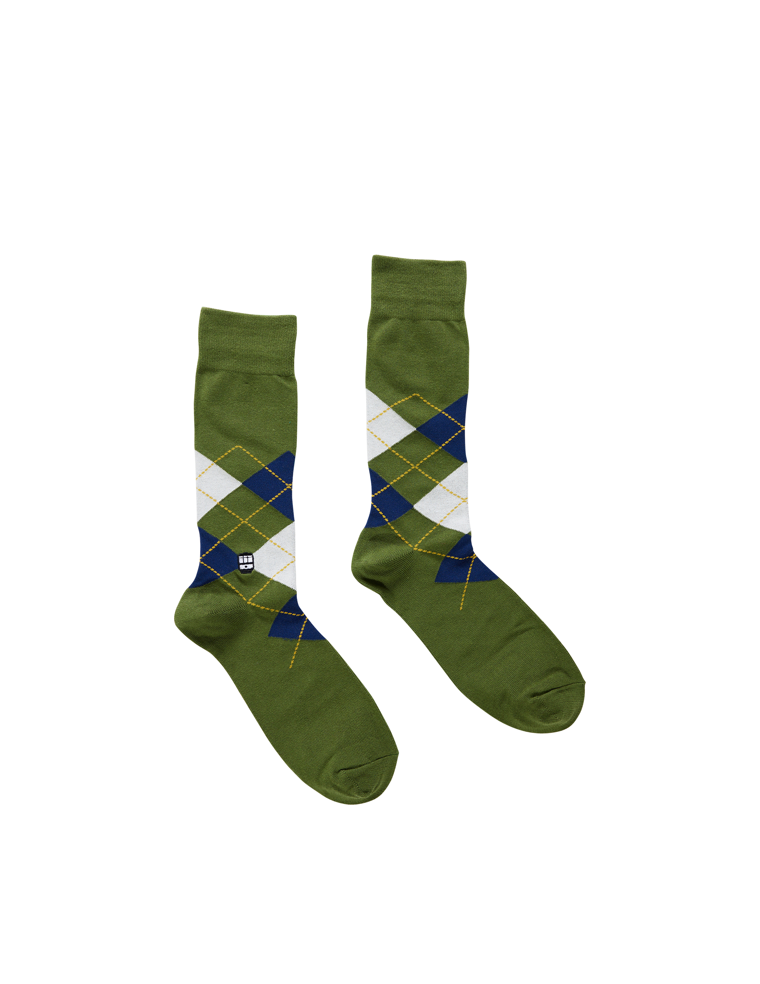 Argyle Green Socks