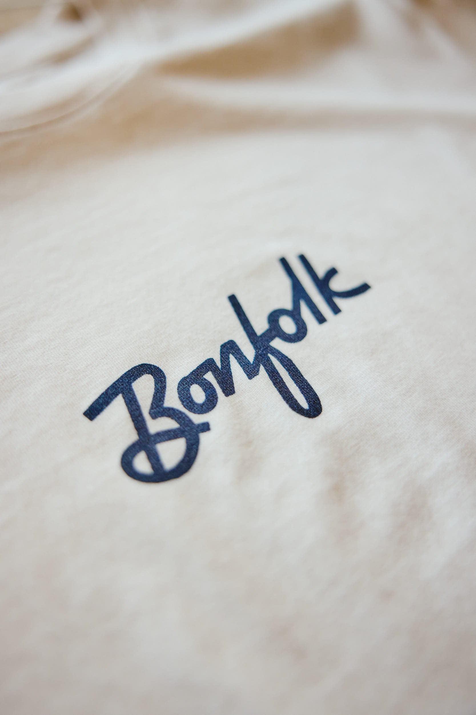 Bonfolk Logo Tee Cream