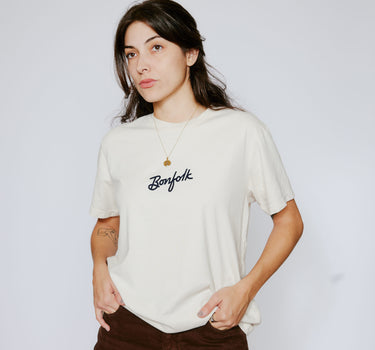 Bonfolk Logo Tee Cream