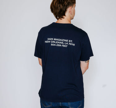 Bonfolk Logo Tee Navy