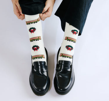 Christmas Streetcar Socks