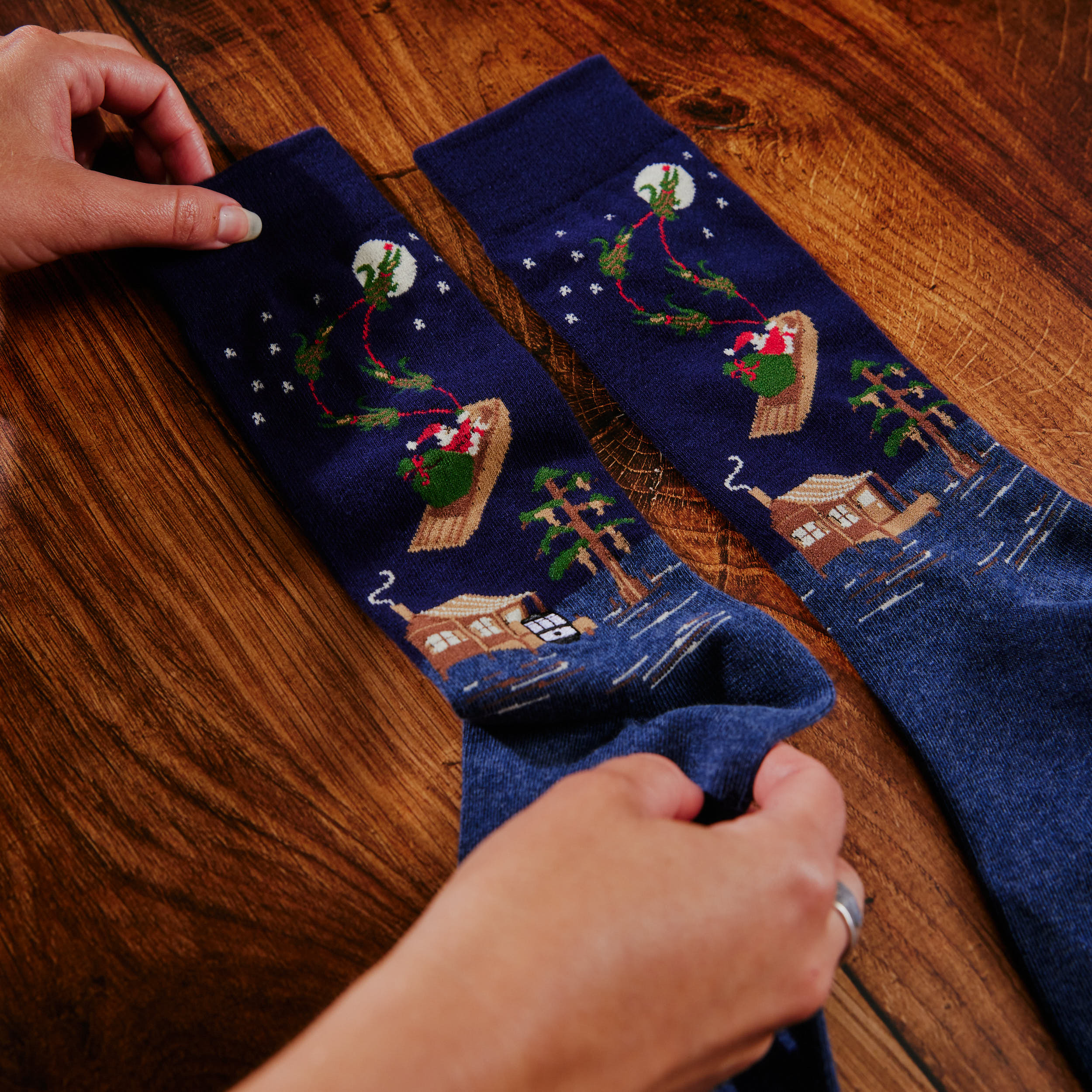 Cajun Christmas Socks