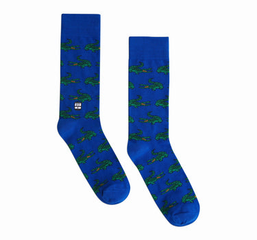 Bonfolk Gator Blue Socks