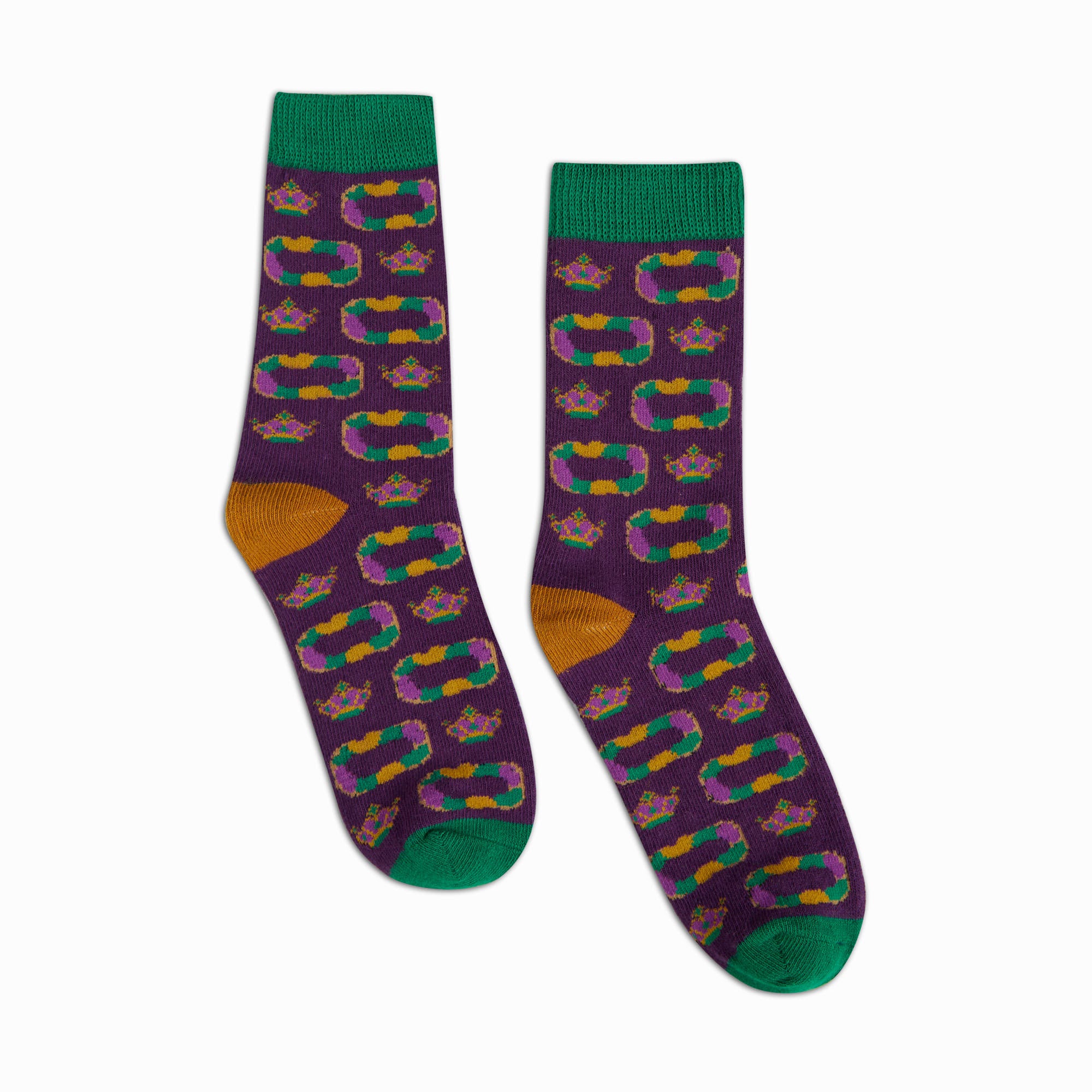 King Cake Kids Socks