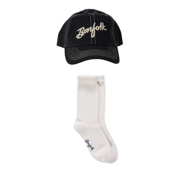 Bonfolk Hat & Roll Top Slouch Sock
