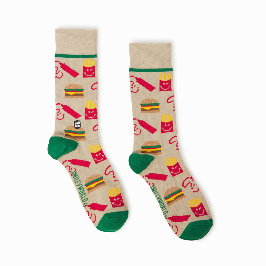 Hamburglar Fuzzy Socks - Smilemakers