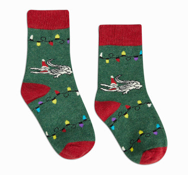 Xmas Gator Kids Socks