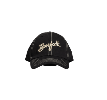 Black Stitch Embroidered Bonfolk Logo Hat - Bonfolk