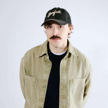 Black Stitch Logo Hat - Bonfolk