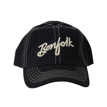 Black Stitch Logo Hat - Bonfolk