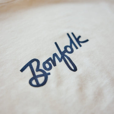 Bonfolk Logo Tee Cream - Bonfolk