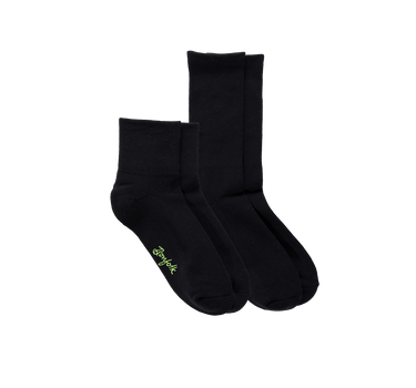 Daily Crew & Quarter Black 2 Pack - Bonfolk