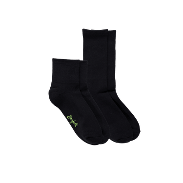 Daily Crew & Quarter Black 2 Pack - Bonfolk