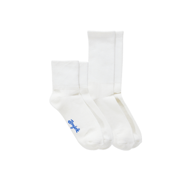 Daily Crew & Quarter Cloud White 2 Pack - Bonfolk