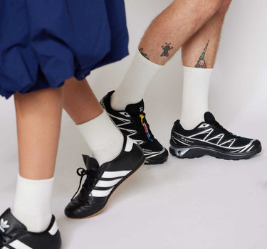 Daily Crew & Quarter Cloud White 2 Pack - Bonfolk