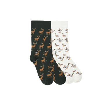 Duck & Deer Socks 2 Pack - Bonfolk