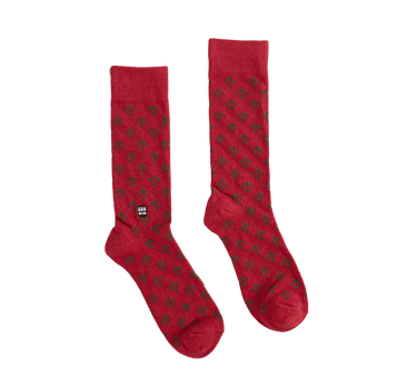 Fleur De Lis Christmas Socks - Bonfolk
