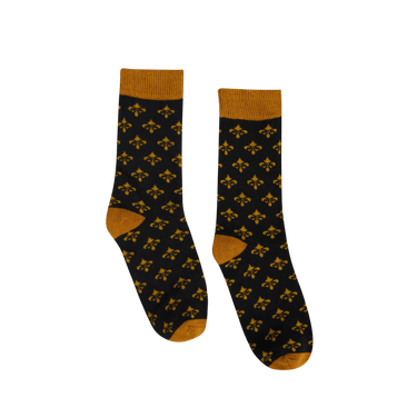 Fleur De Lis Kids Socks - Bonfolk