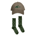 Green Gator Socks & Hat - Bonfolk