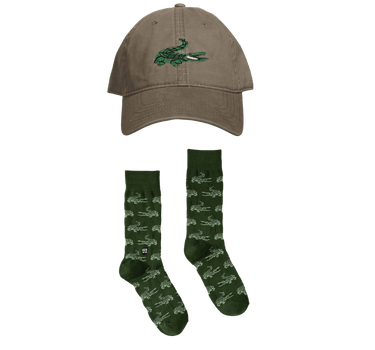 Green Gator Socks & Hat - Bonfolk