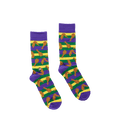 Mardi Gras Fried Chicken Socks - Bonfolk