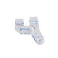 Mignon Faget Metallic Cross Stitch Mid Crew Sock - Bonfolk