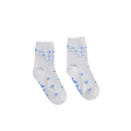 Mignon Faget Metallic Cross Stitch Mid Crew Sock - Bonfolk