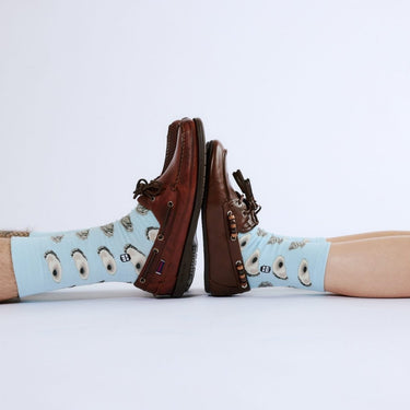 Oyster Mid Crew Socks - Bonfolk