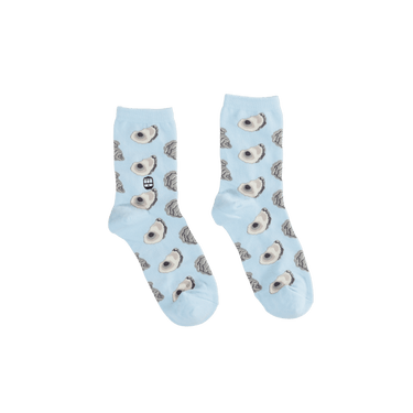 Oyster Mid Crew Socks - Bonfolk