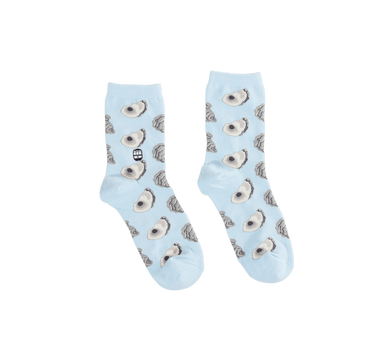 Oyster Mid Crew Socks - Bonfolk