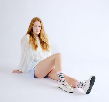 Pattern Mid Crew Socks Pack - Bonfolk