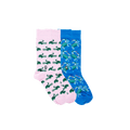 Pink Gator & Blue Crab Socks 2 Pack - Bonfolk