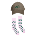 Pink Gator Socks & Hat - Bonfolk