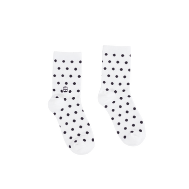 Polka Dot Mid Crew Socks - Bonfolk