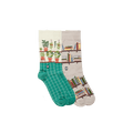 Potted Plants & Bookshelf Socks 2 Pack - Bonfolk