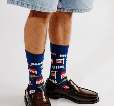 Real Estate Pattern Socks - Bonfolk