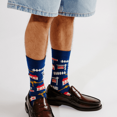 Real Estate Pattern Socks - Bonfolk