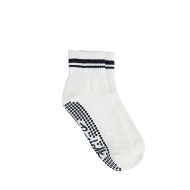 Retro Stripe Quarter Grip Socks - Bonfolk