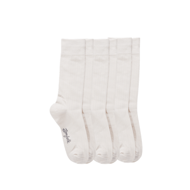 Trouser Socks 3 Pack - Cream - Bonfolk